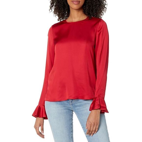 Rebecca Taylor Satin Top - Picture 1 of 9